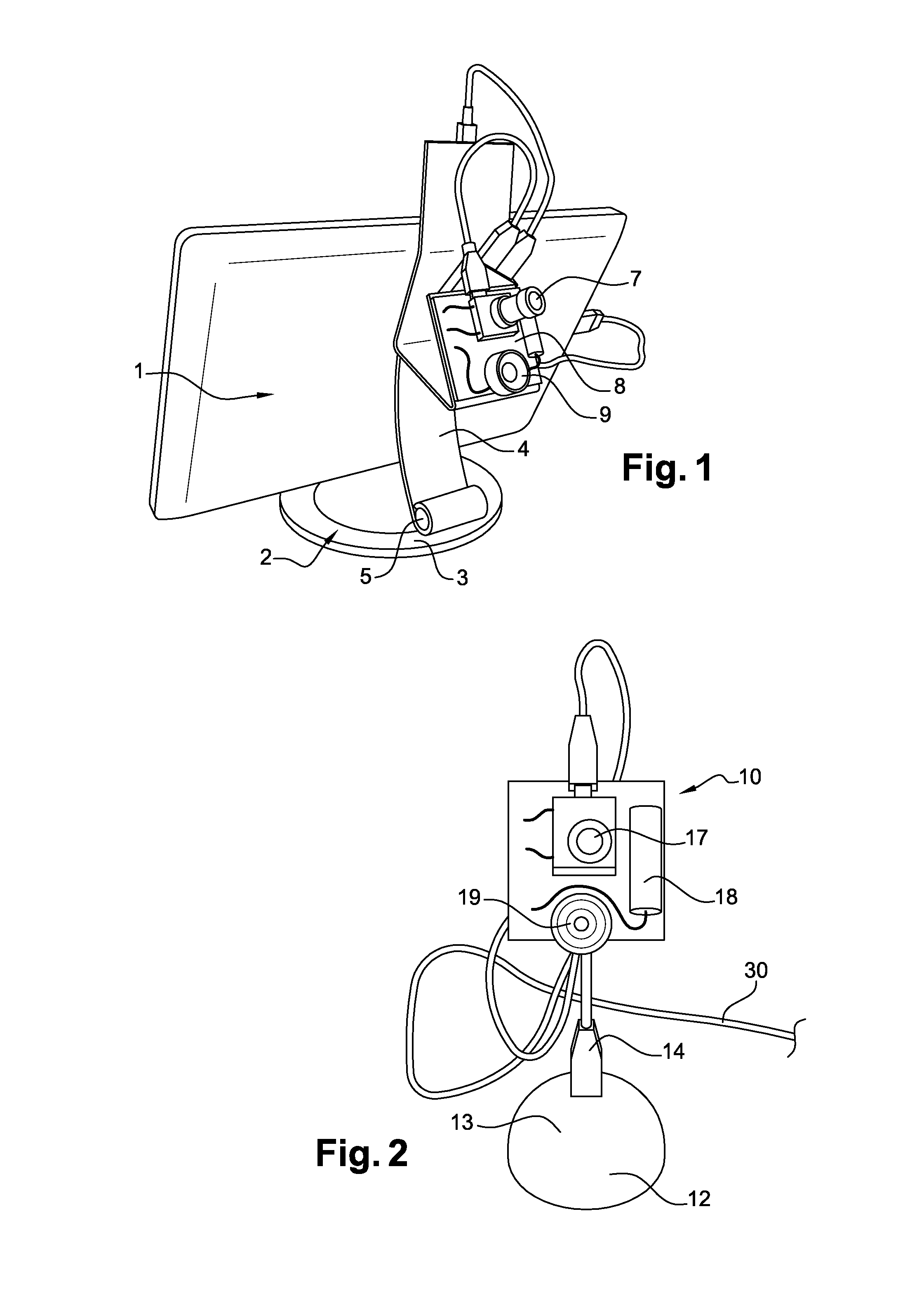 Method of measuring morpho-geometrical parameters of a person wearing eyeglasses