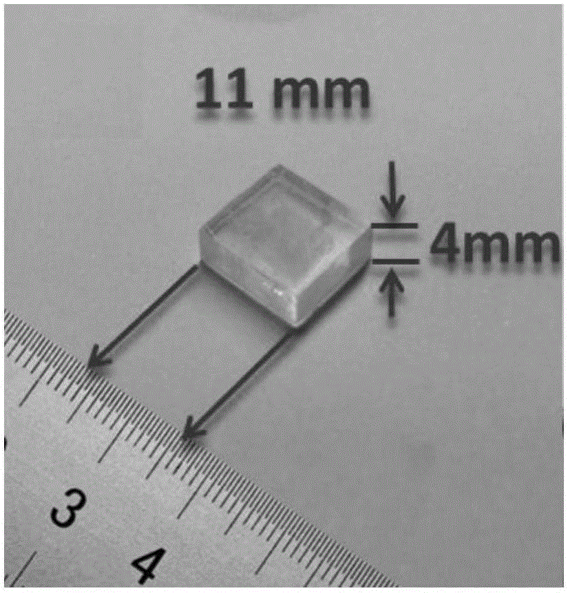 Large-area perovskite thin sheet and preparation and application thereof