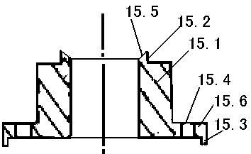 A chemical repair device for petroleum casing