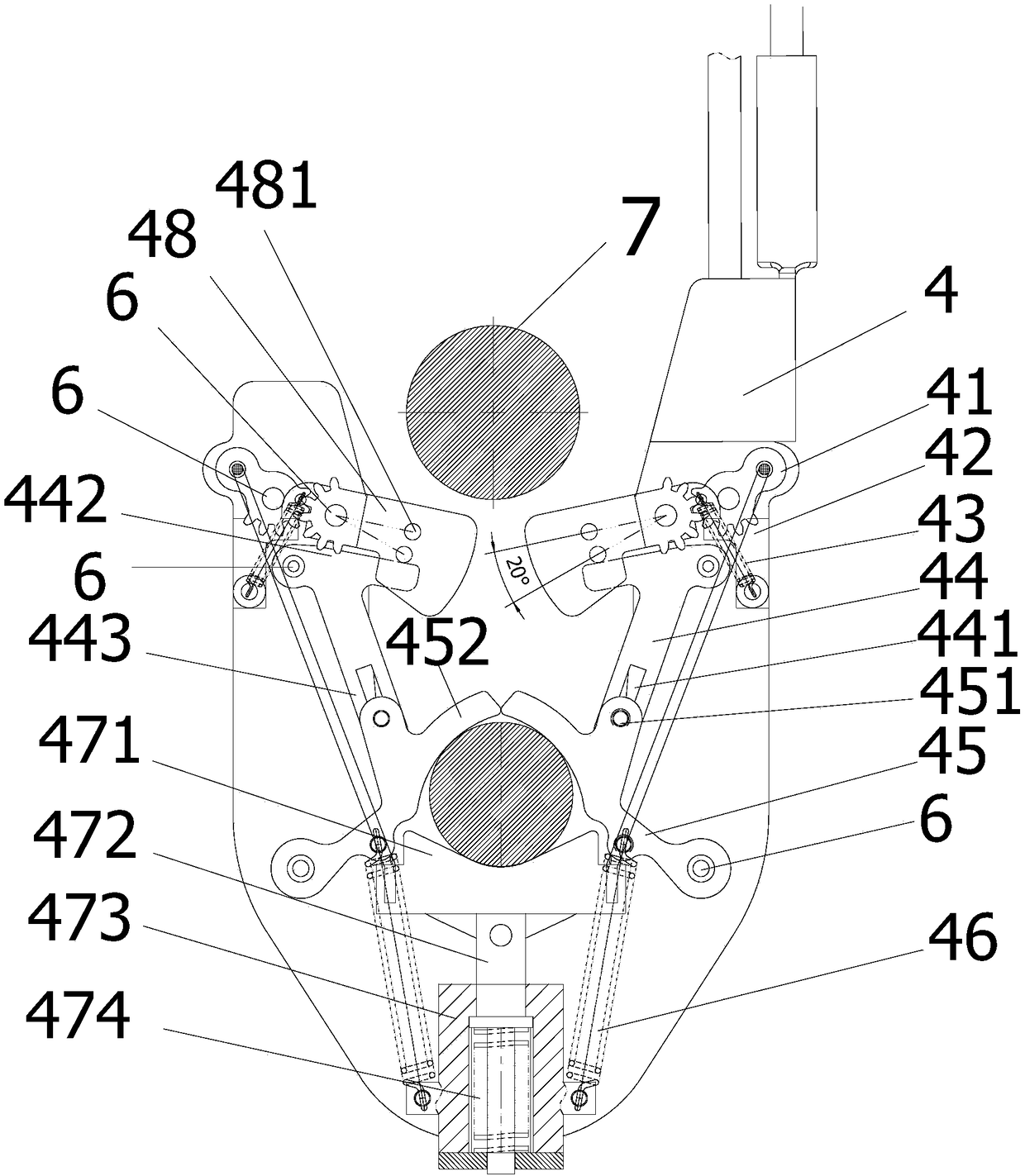 Controllable anti-detachment type high-voltage power line grounding wire device