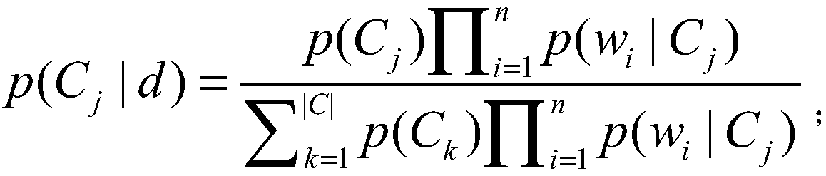 Case text classification method, system and storage medium based on naive bayes