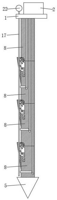 Landslide monitoring sensor based on nb-iot network and its application method