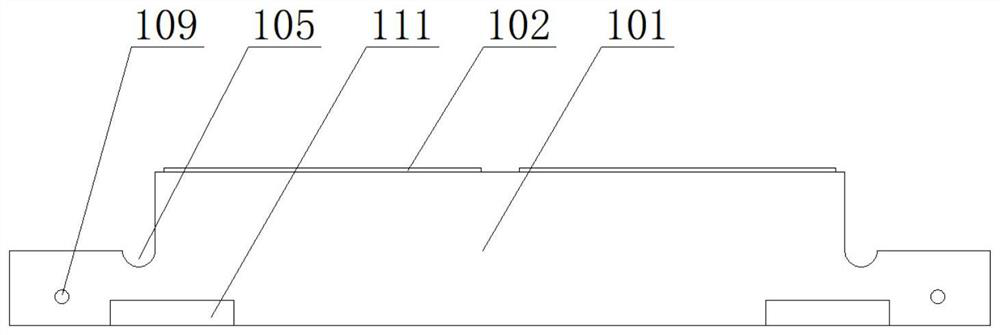 Garden landscape pavement, paving device and paving construction method thereof