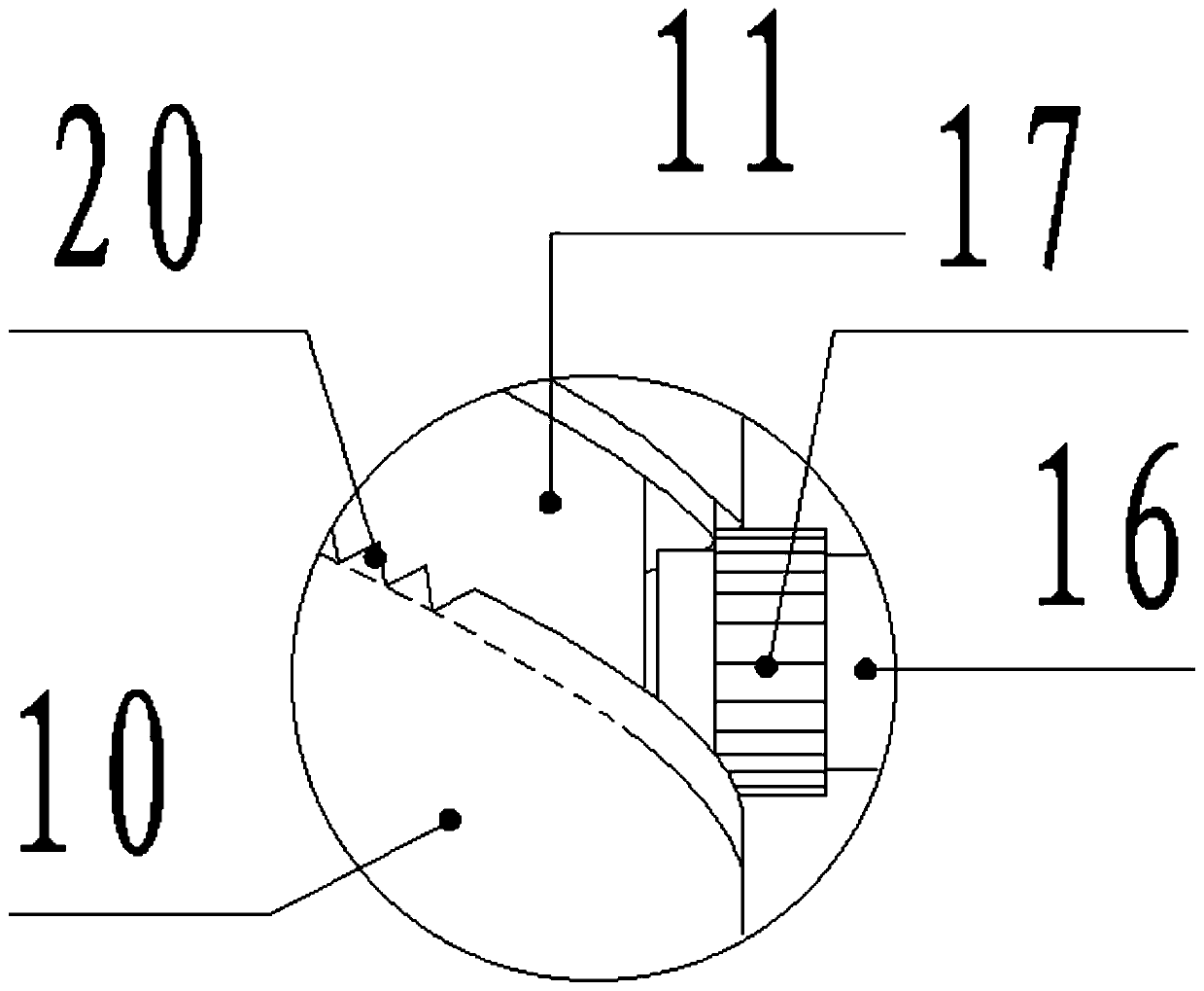 Oil pumping unit semi-direct drive device