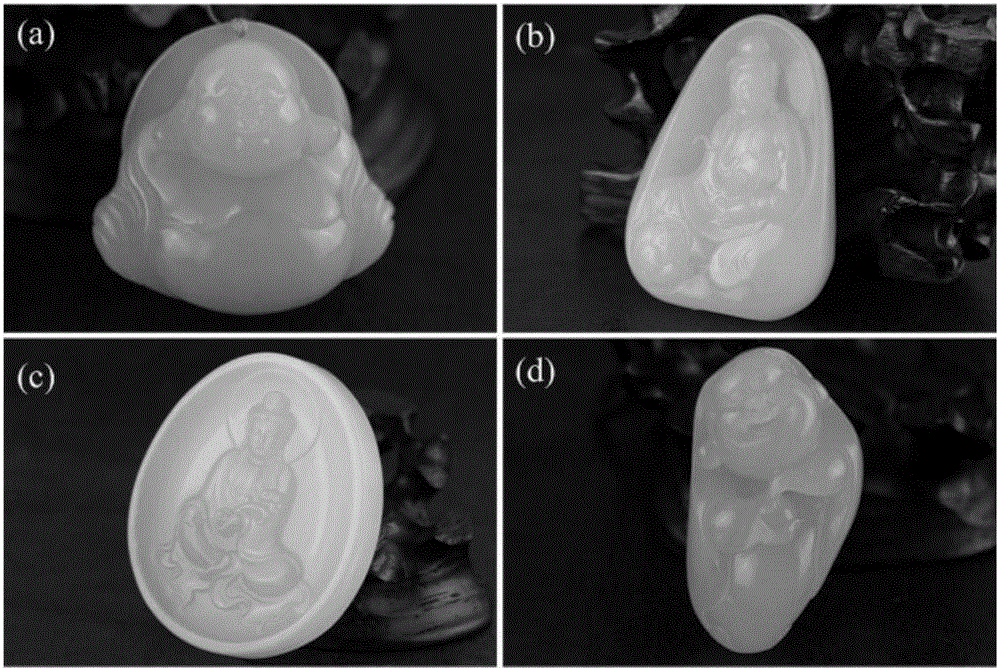 Method for quantitatively discriminating nephrite production areas