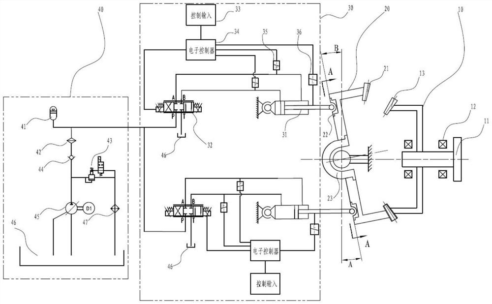 Nutation hydraulic motor