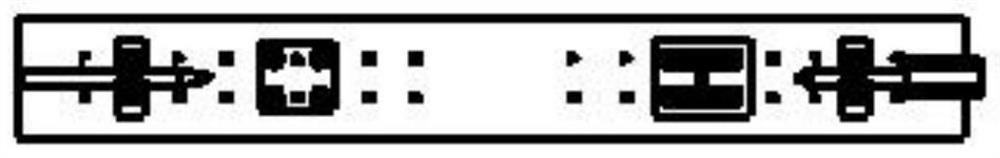 Online detection tool for excircle size of large dense ball bearing ring