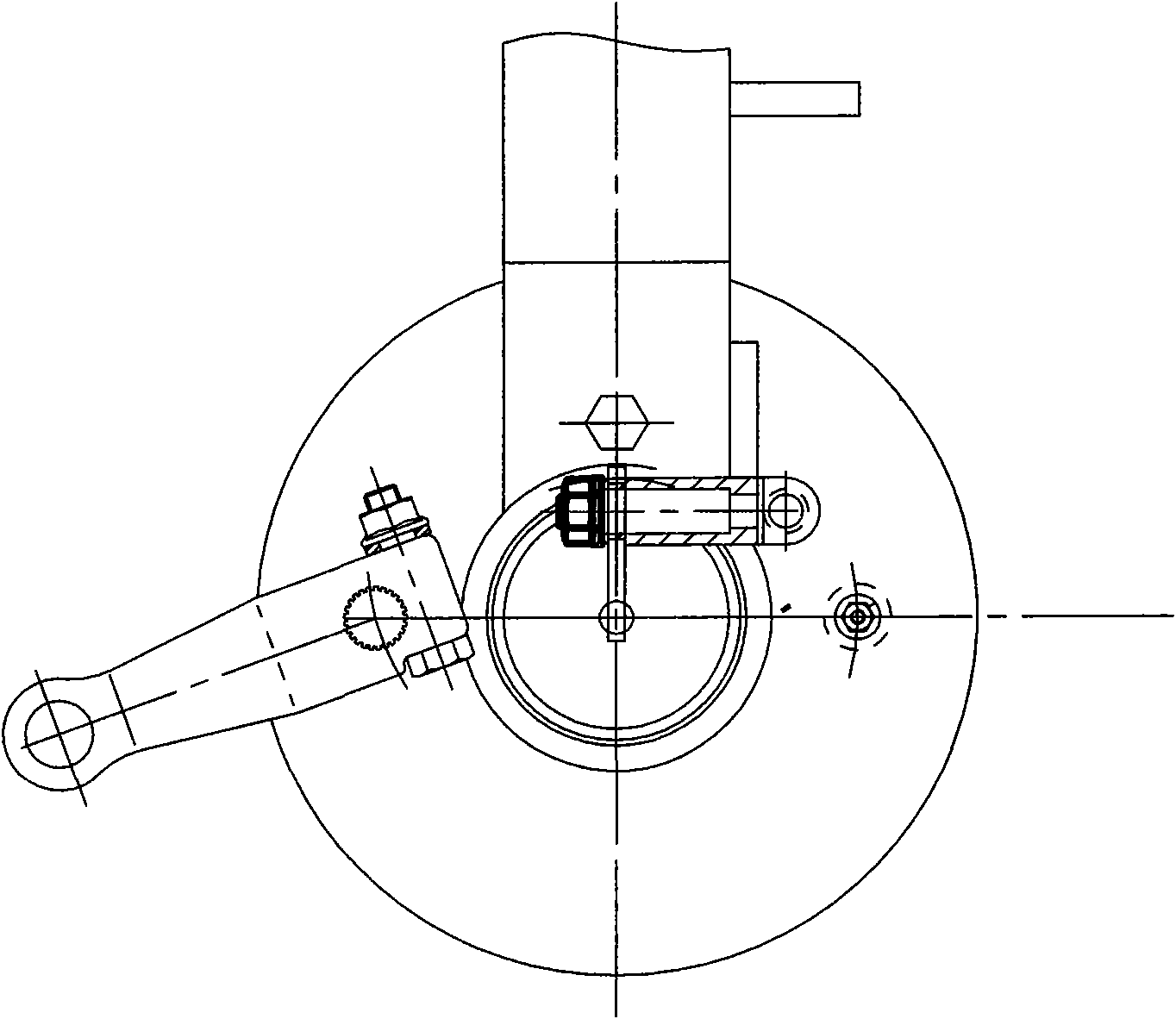 Automatic gearshift device of electric vehicle