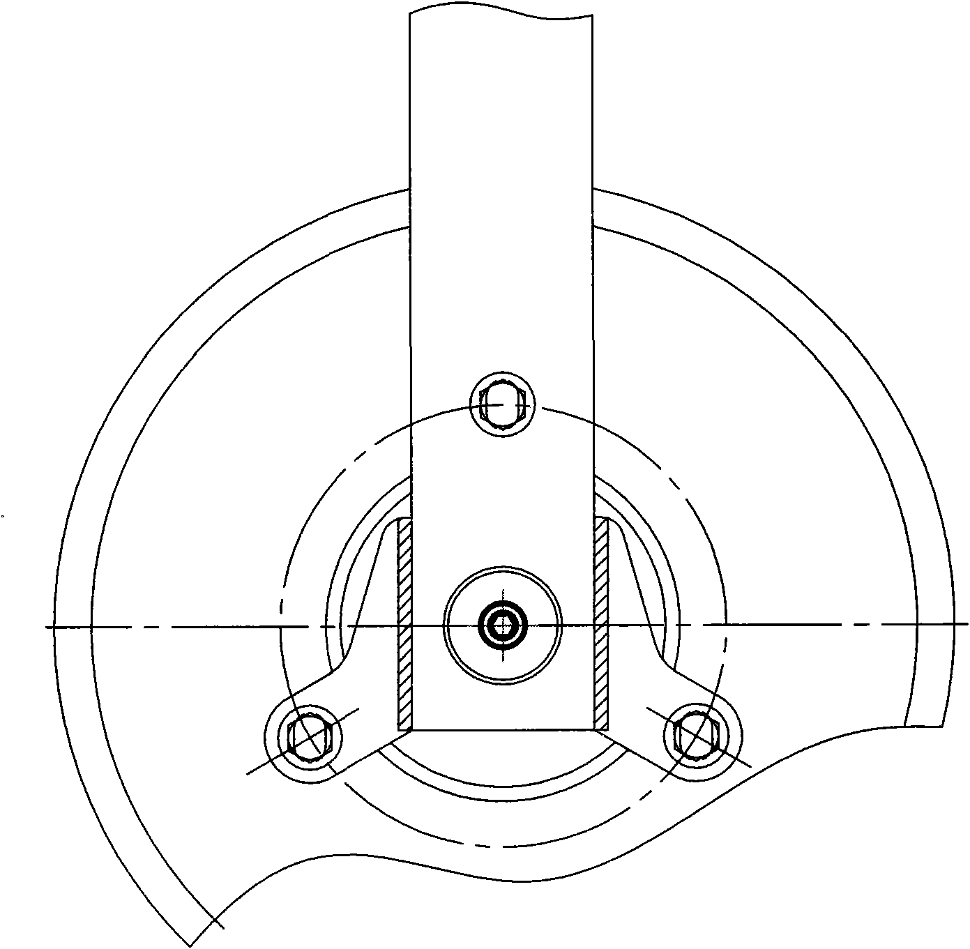 Automatic gearshift device of electric vehicle