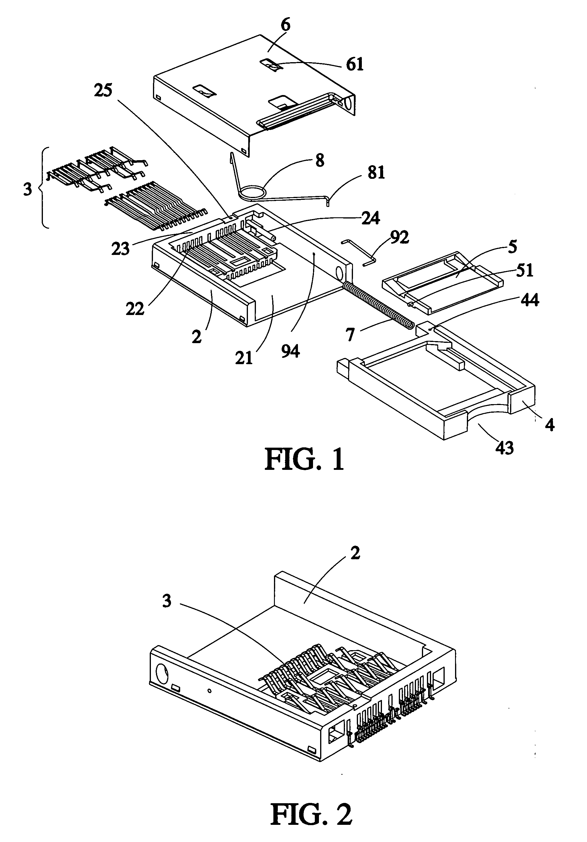 Drawer-type all-in-one card connector