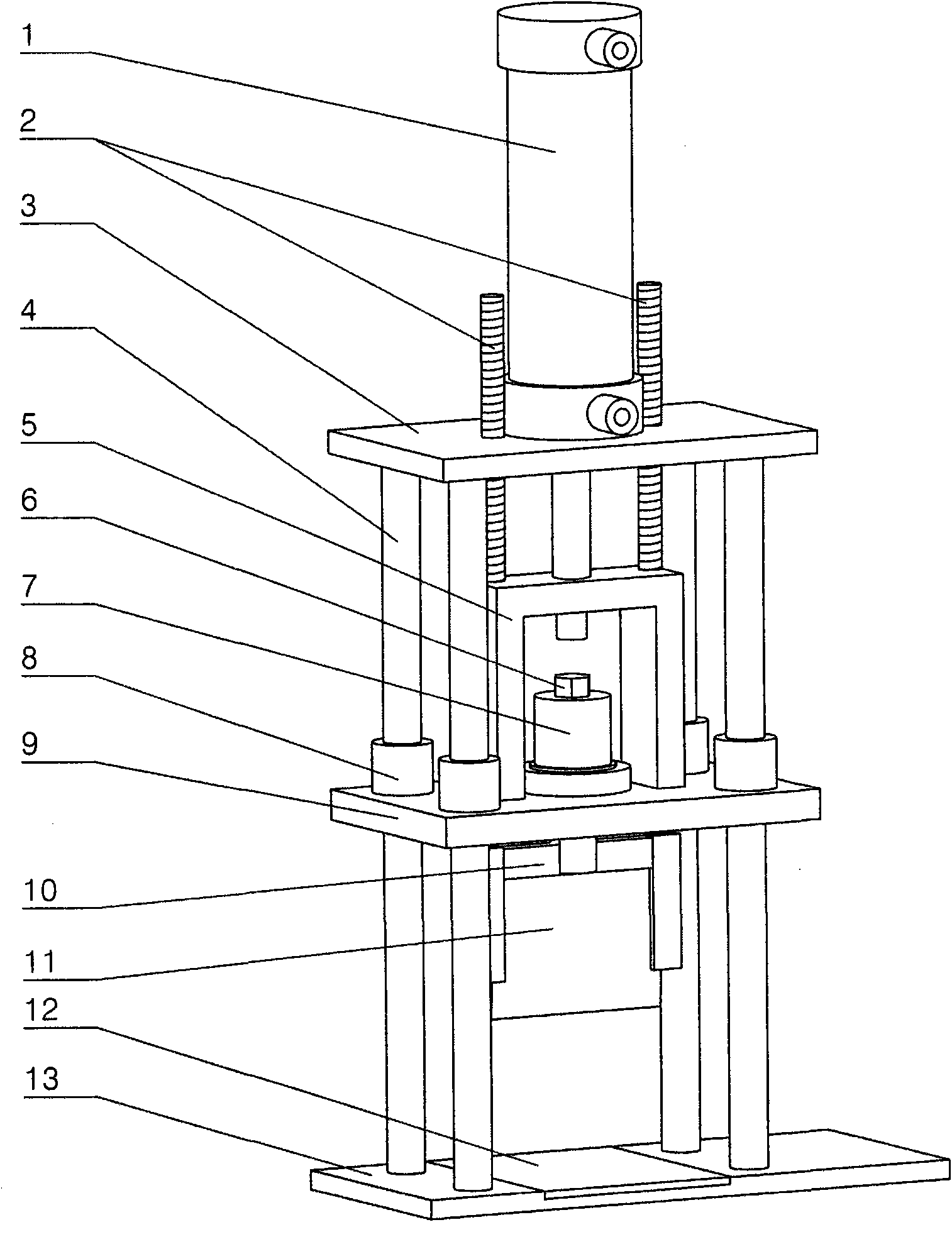 Pneumatic rubber cutting device