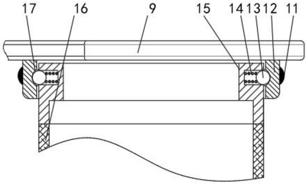 Disinfecting and cleaning device for surgical nursing