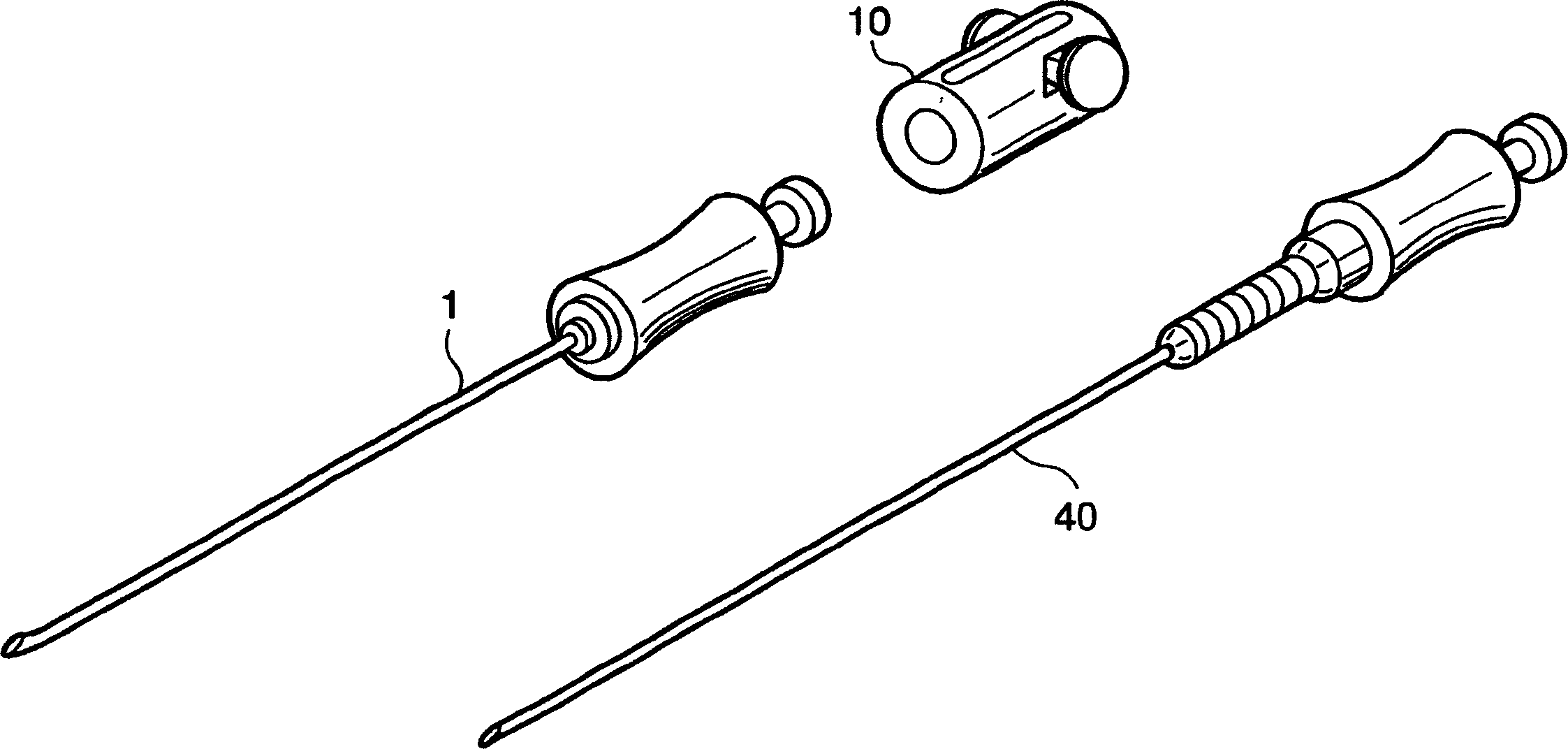 Medical anaesthetic needle