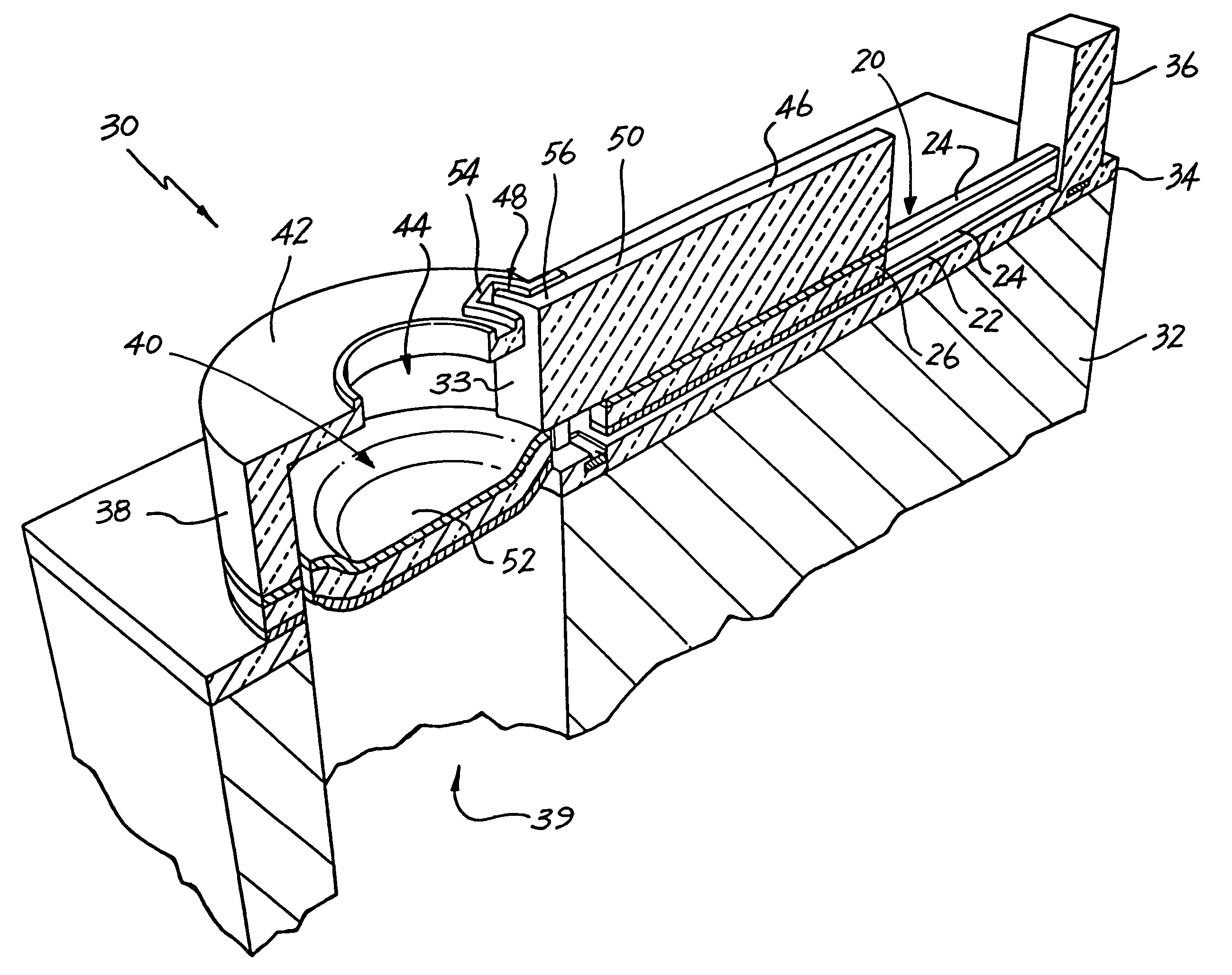 Ink jet nozzle assembly with a thermal bend actuator