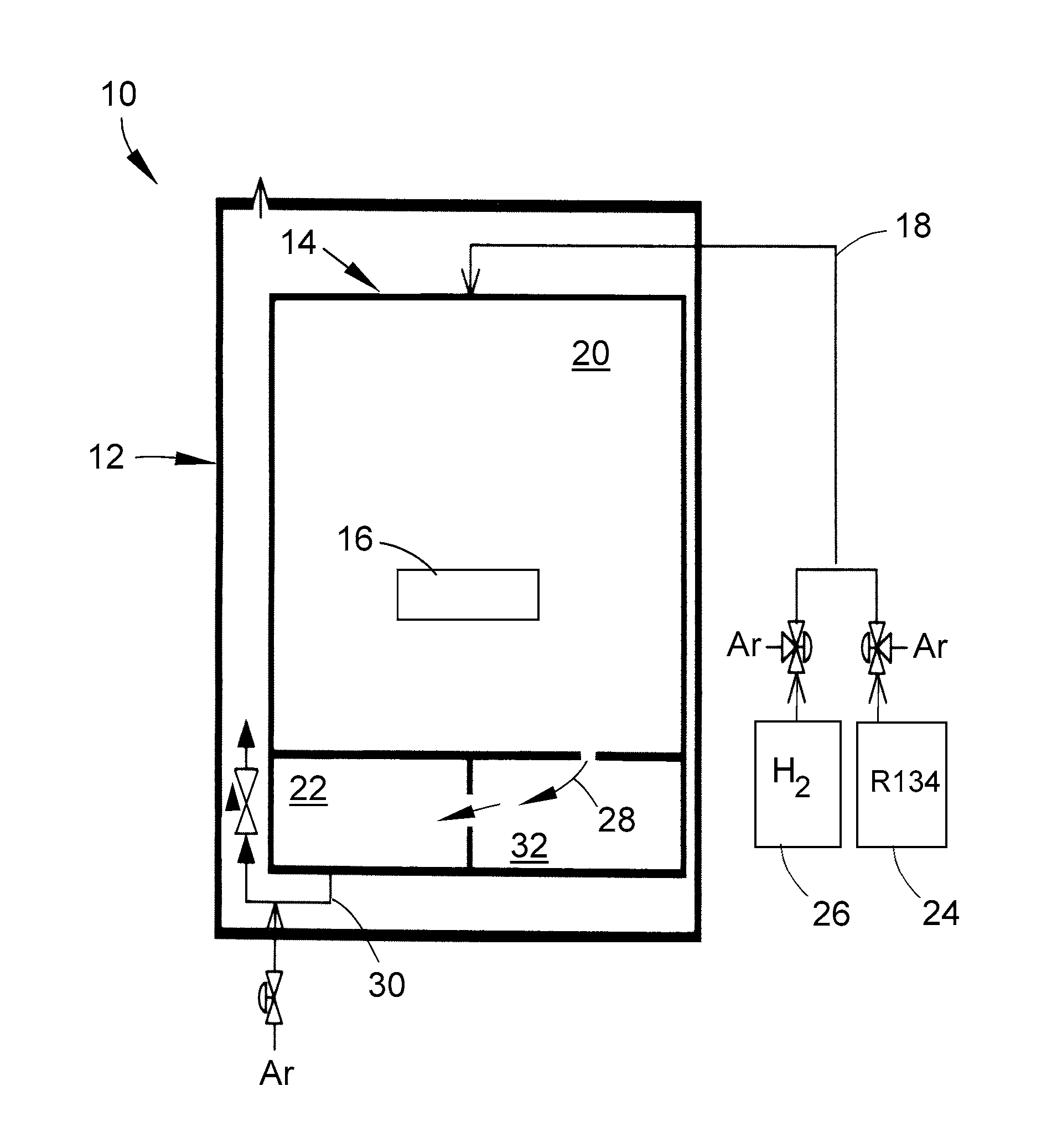 Fluoride ion cleaning method