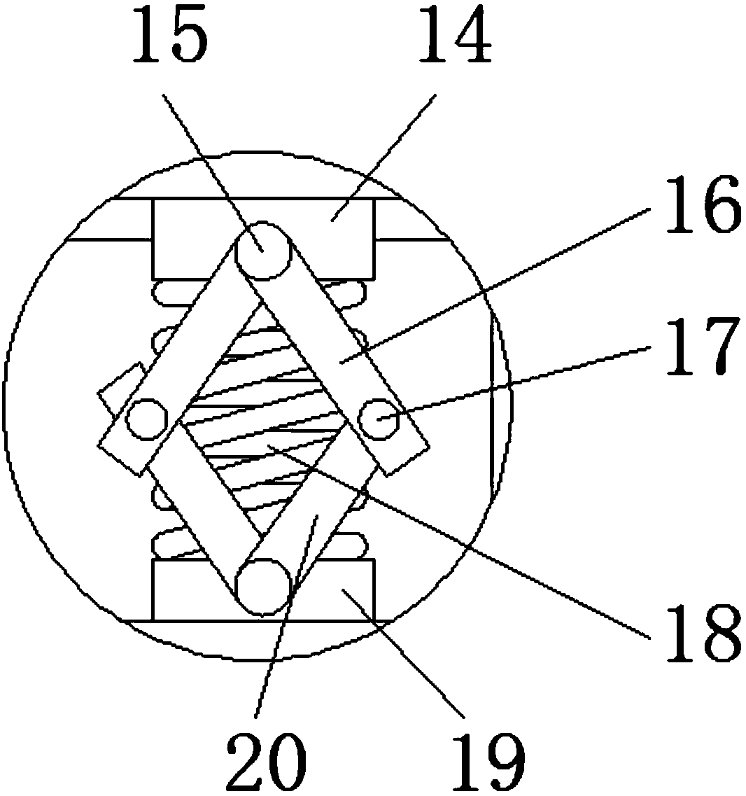 Projector anti-interference heat-dissipation device