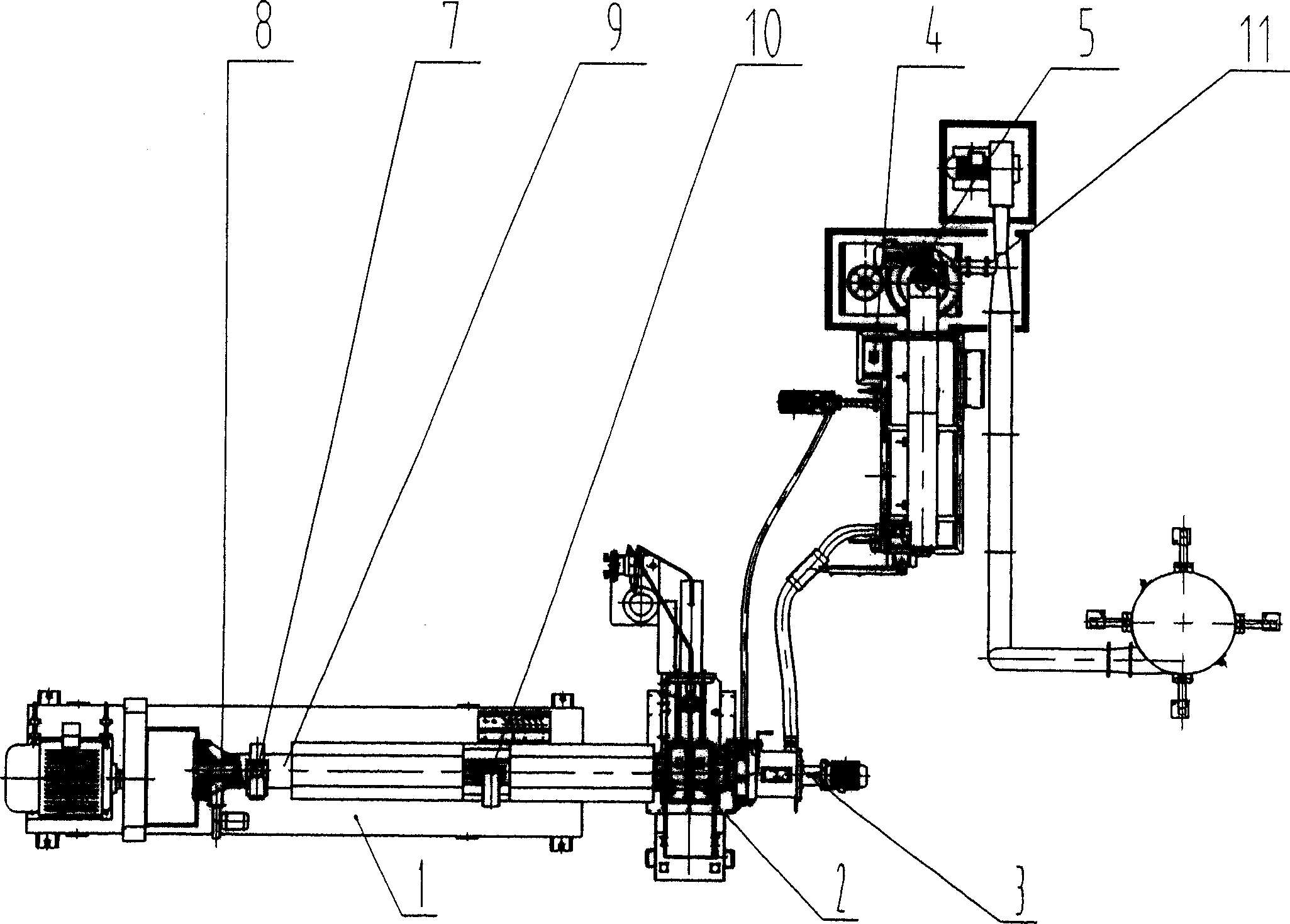 Regeneration pelletizer for worn-out plastic