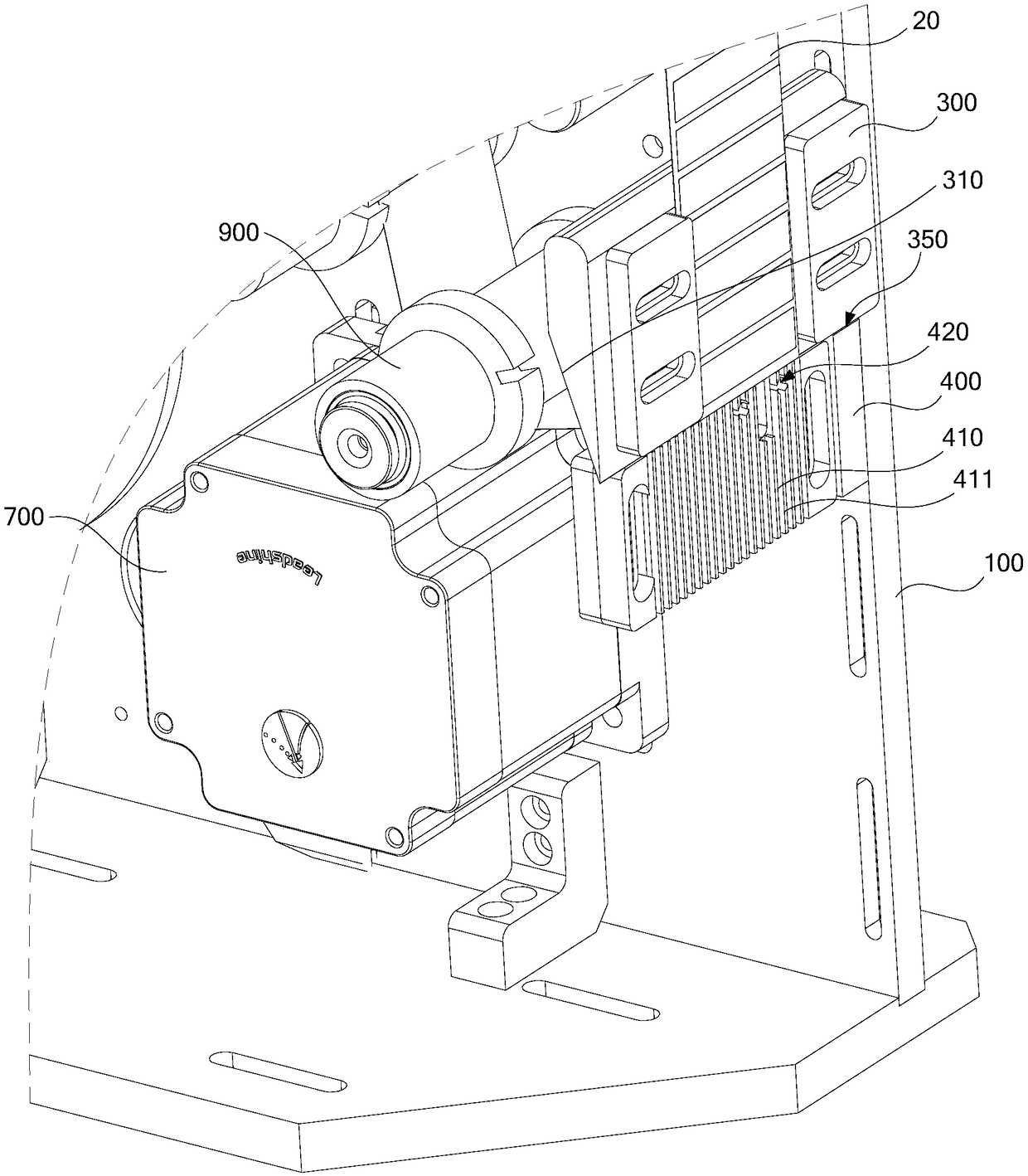 Label peeling machine