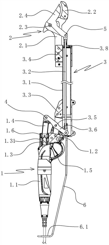 electric high branch shears