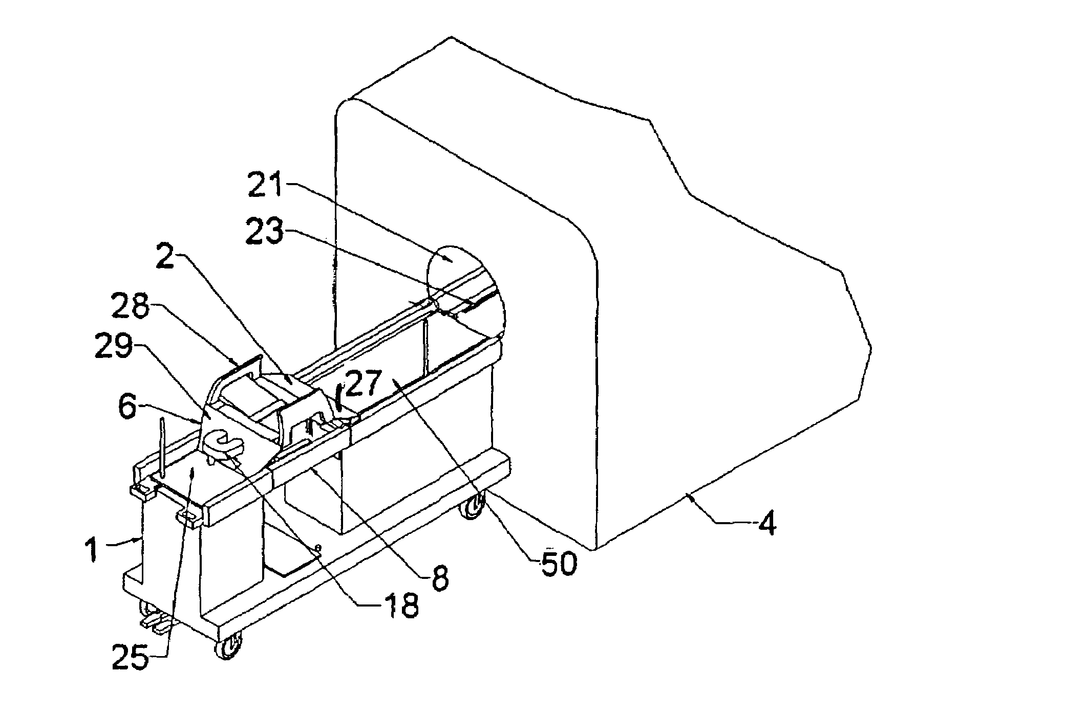 Hybrid imaging method to monitor medical device delivery and patient support for use in the method