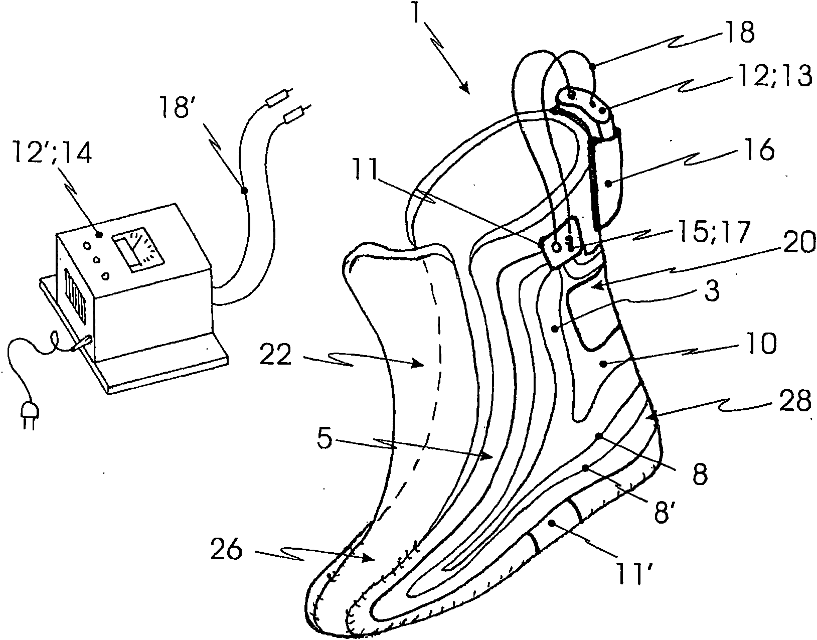 Inner shoe