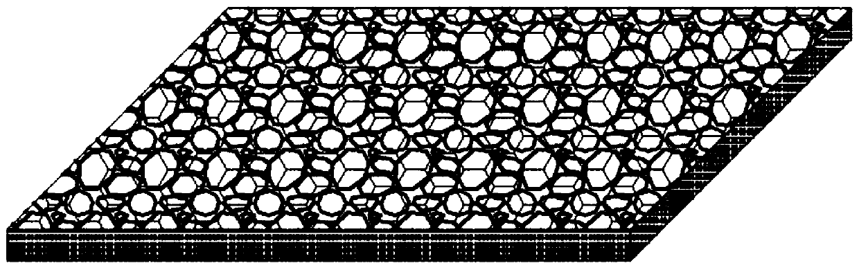 Reinforced composite geotechnical cushion capable of preventing capillary barrier effect and manufacturing method thereof