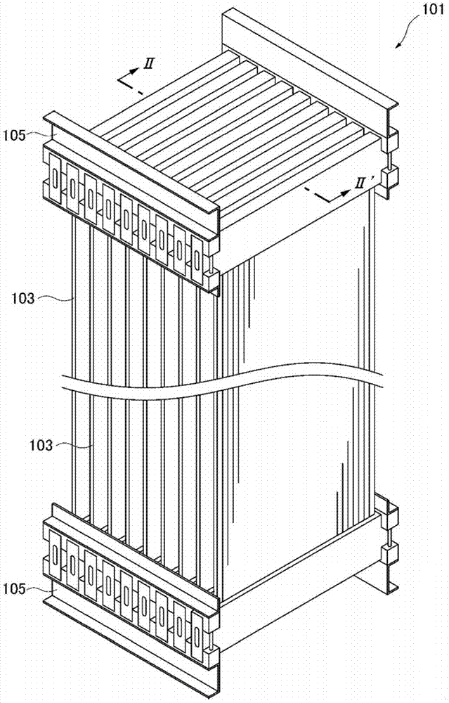 Hollow-fiber membrane module, process for producing hollow-fiber membrane module, and hollow-fiber membrane unit equipped with hollow-fiber membrane module