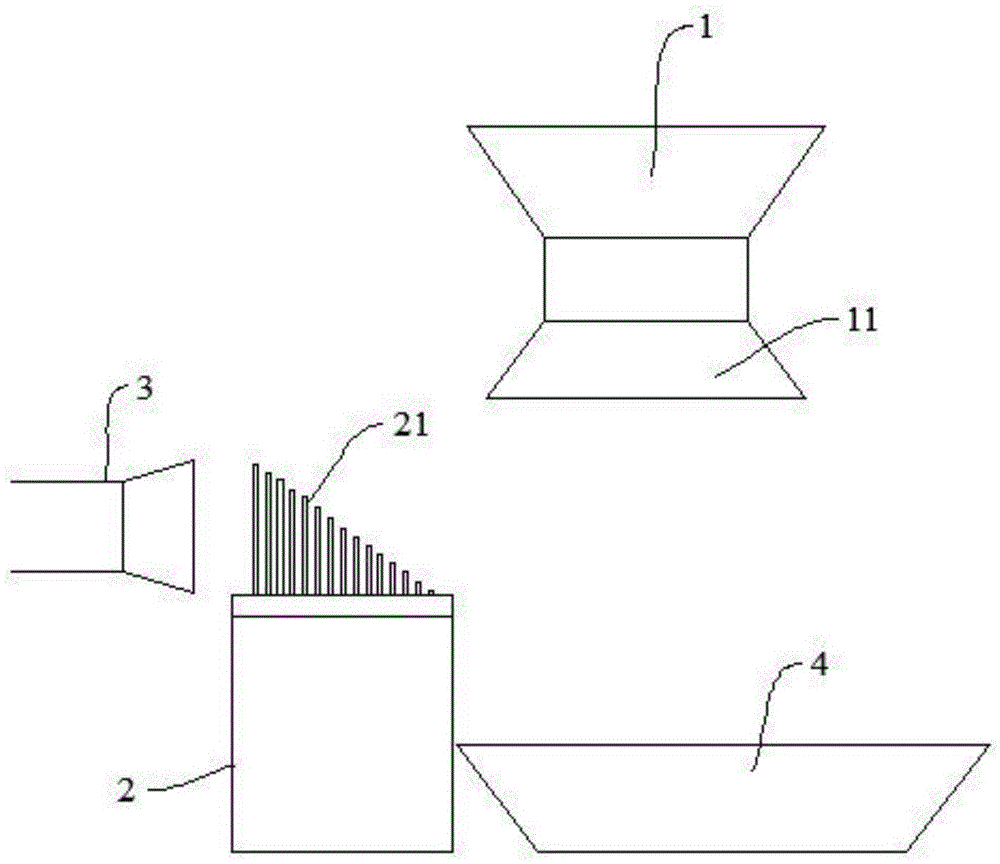 Urea resin foam particle matrix and processing method thereof