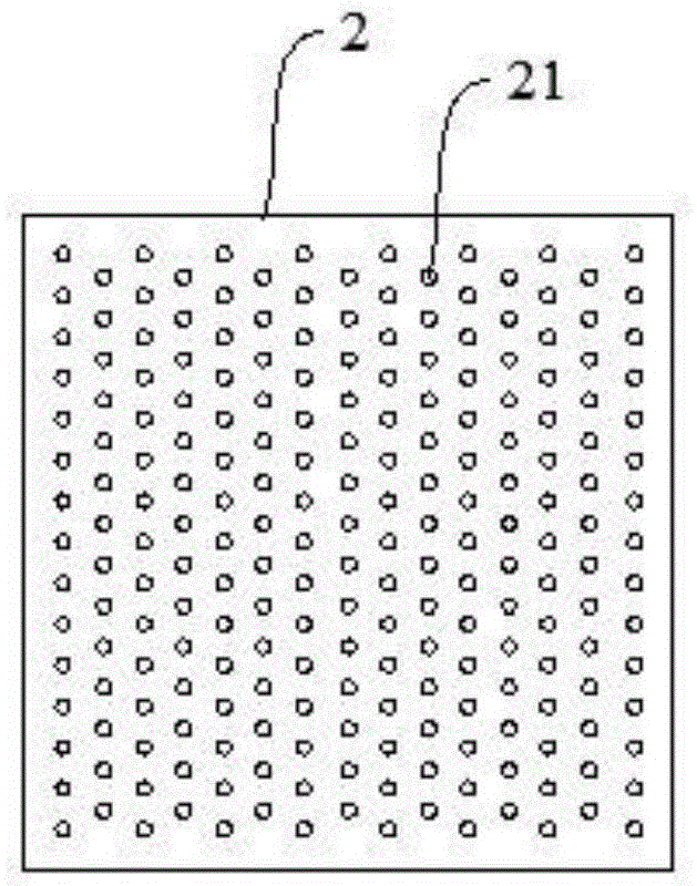 Urea resin foam particle matrix and processing method thereof