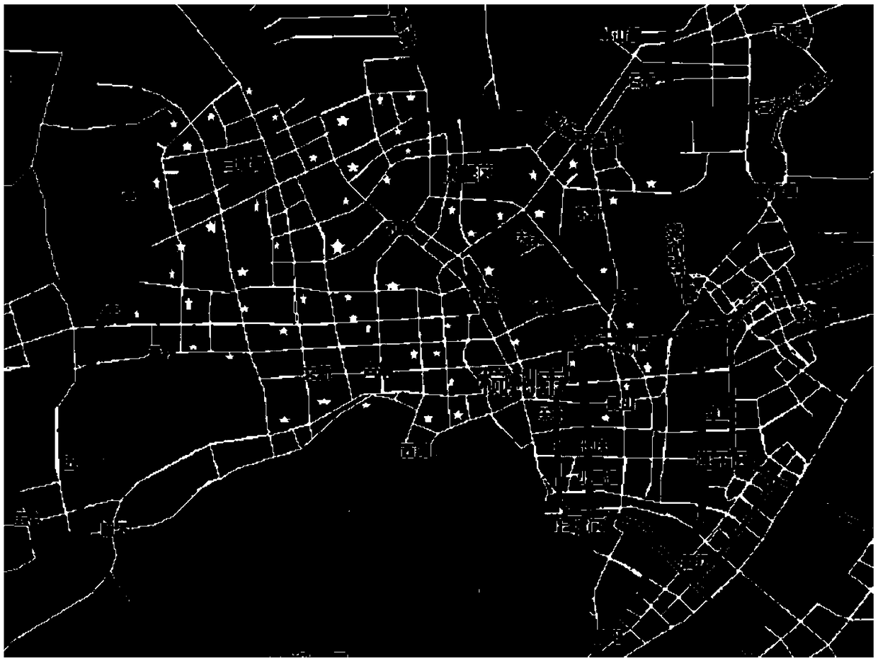 Power distribution network fault positioning method based on GIS