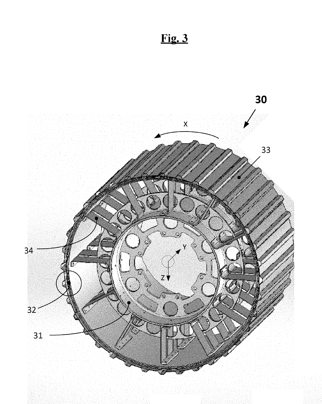 Non-pneumatic resilient wheel