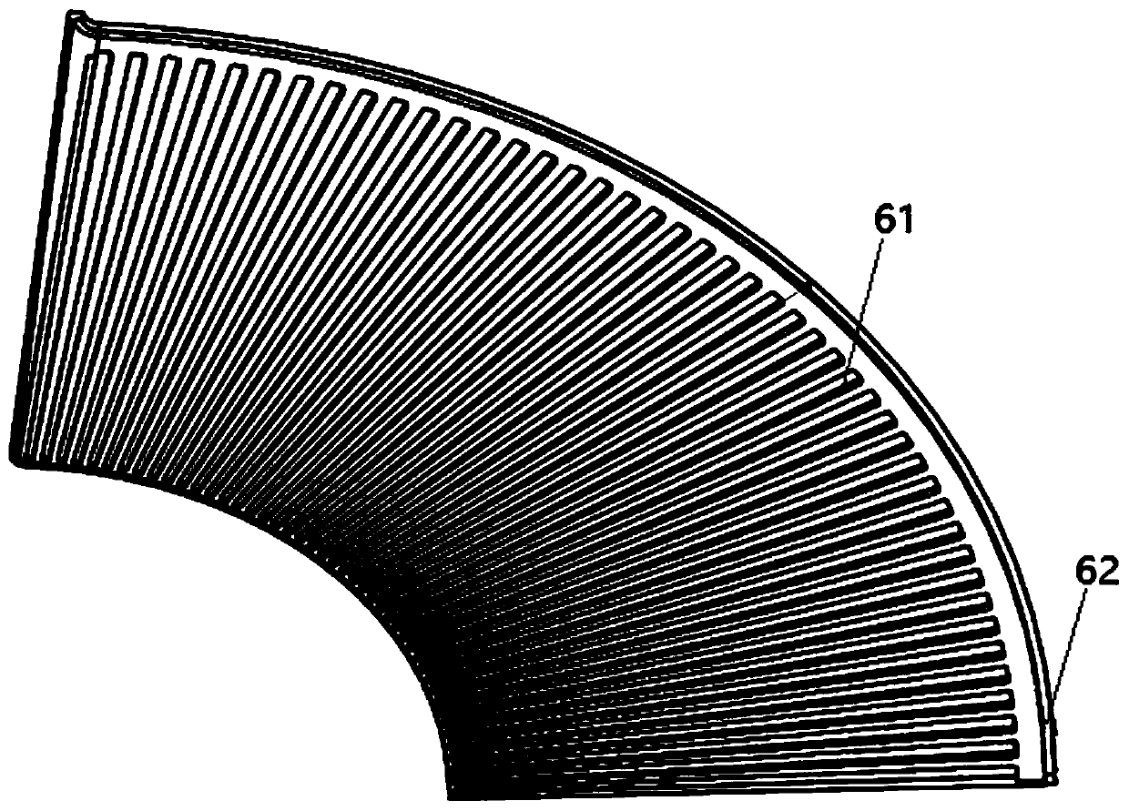 Turning conveyor and conveyor belt