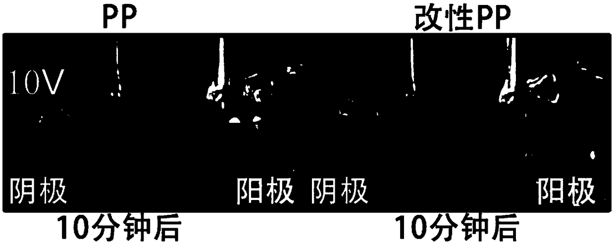 Method for testing shuttle effect of accelerated polysulfide