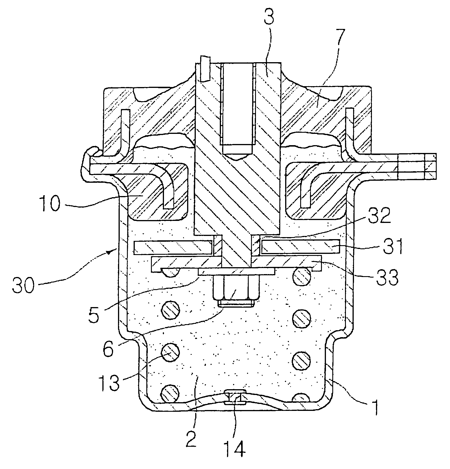 Liquid seal type fluid-filled mount