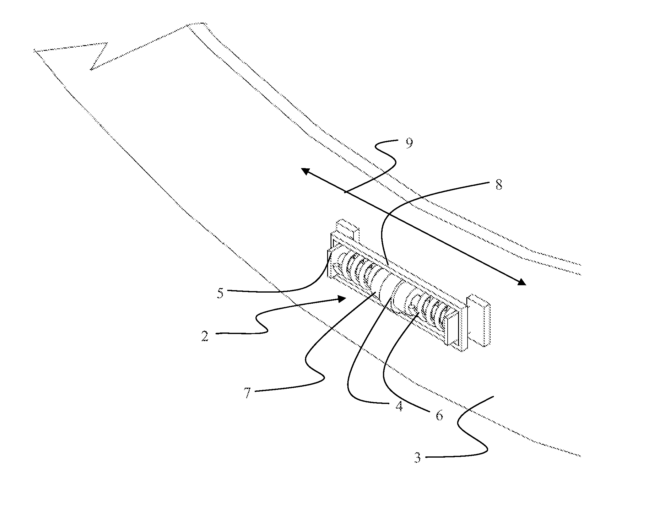 Aeroelastic tuned mass damper