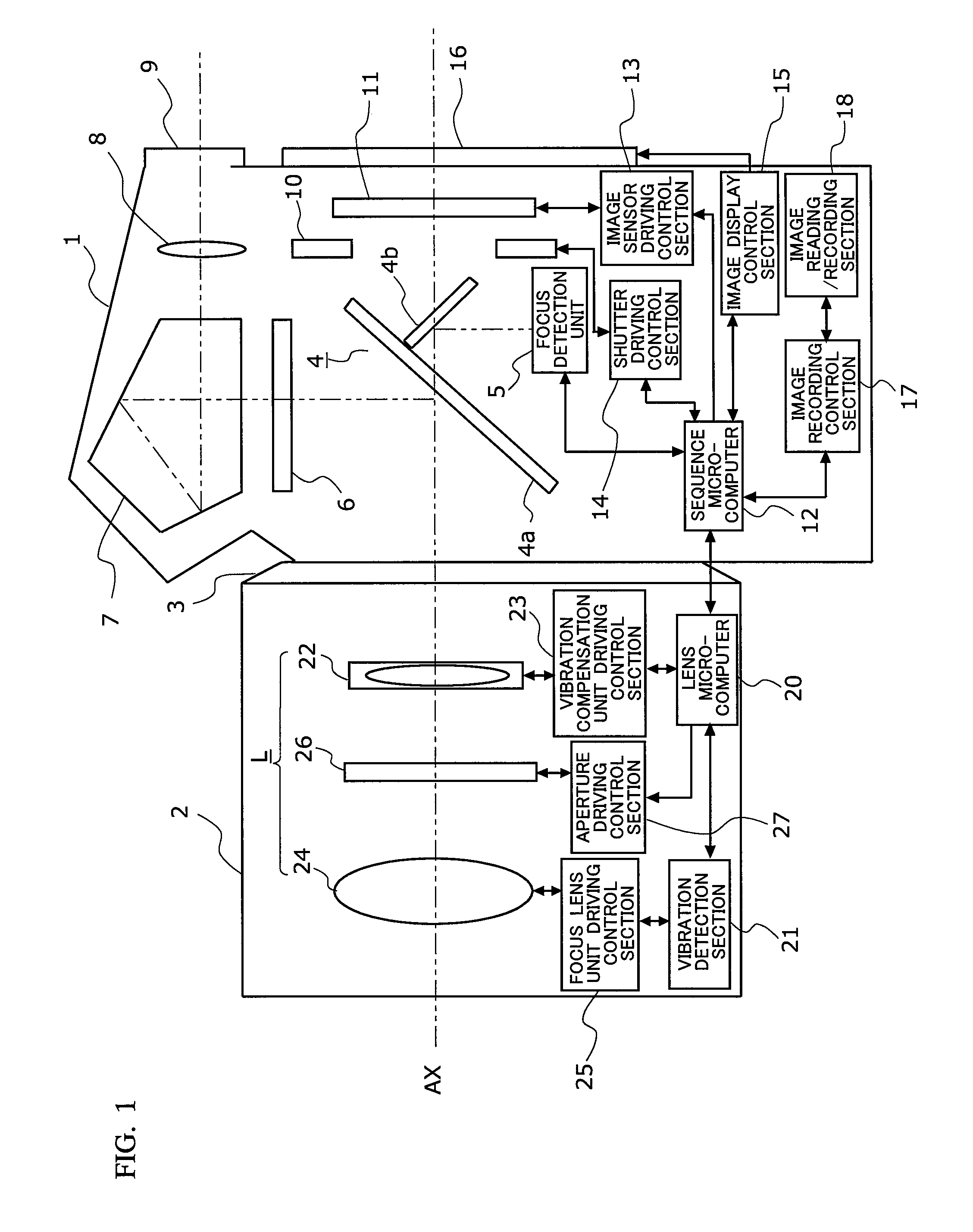 Interchangeable lens barrel, program rewriting system for interchangeable lens barrel