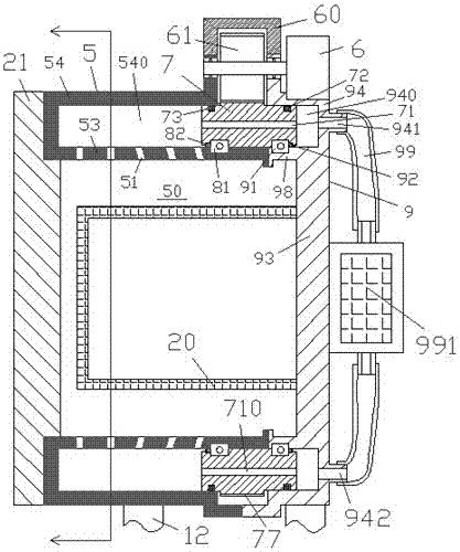 A dust-proof medical ozone disinfection cabinet device