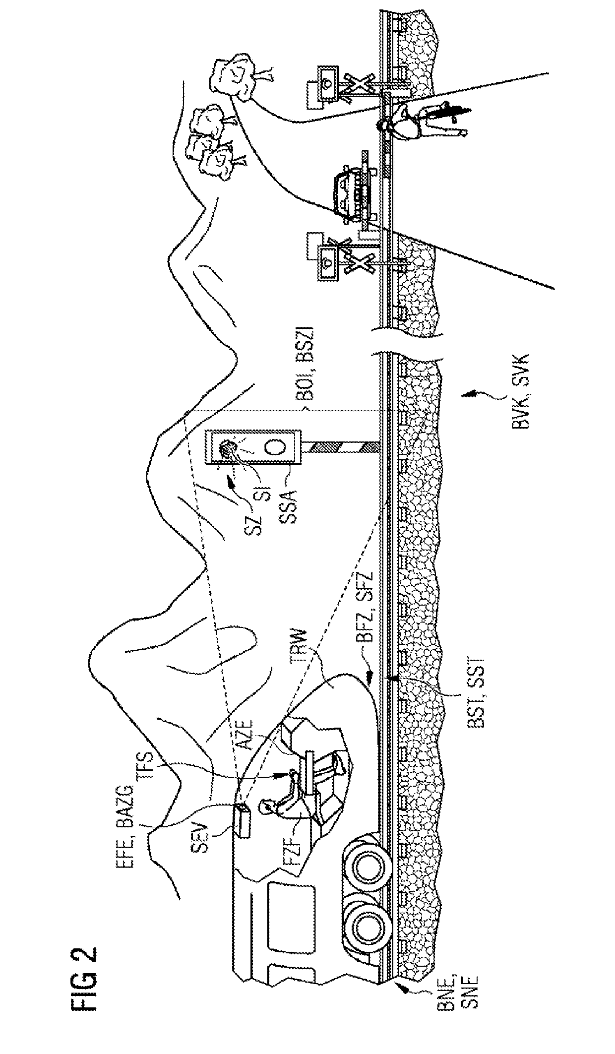 Method, apparatus and railroad vehicle, in particular rail vehicle, for signal recognition in railroad traffic, in particular rail traffic