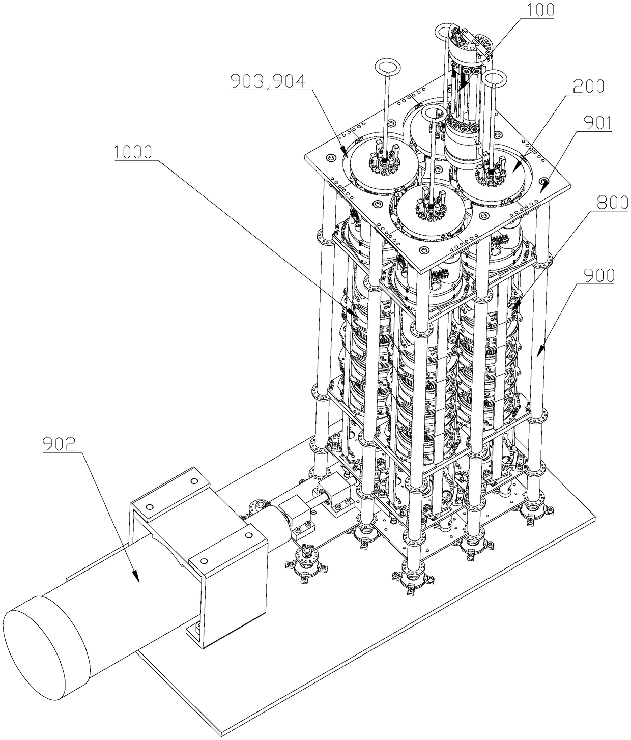 Three-dimensional automatic weaving equipment