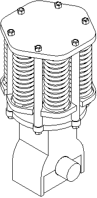 Friction wearing part test apparatus for connecting rod small end bushing of engine