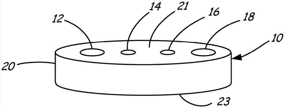 Unitary plastic conductivity sensor