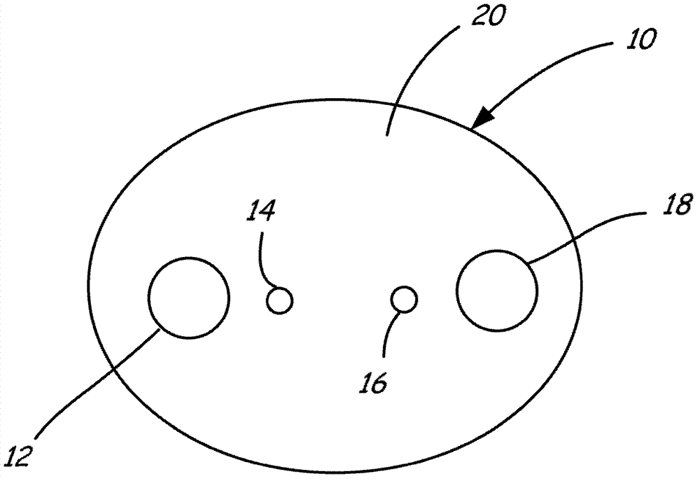 Unitary plastic conductivity sensor