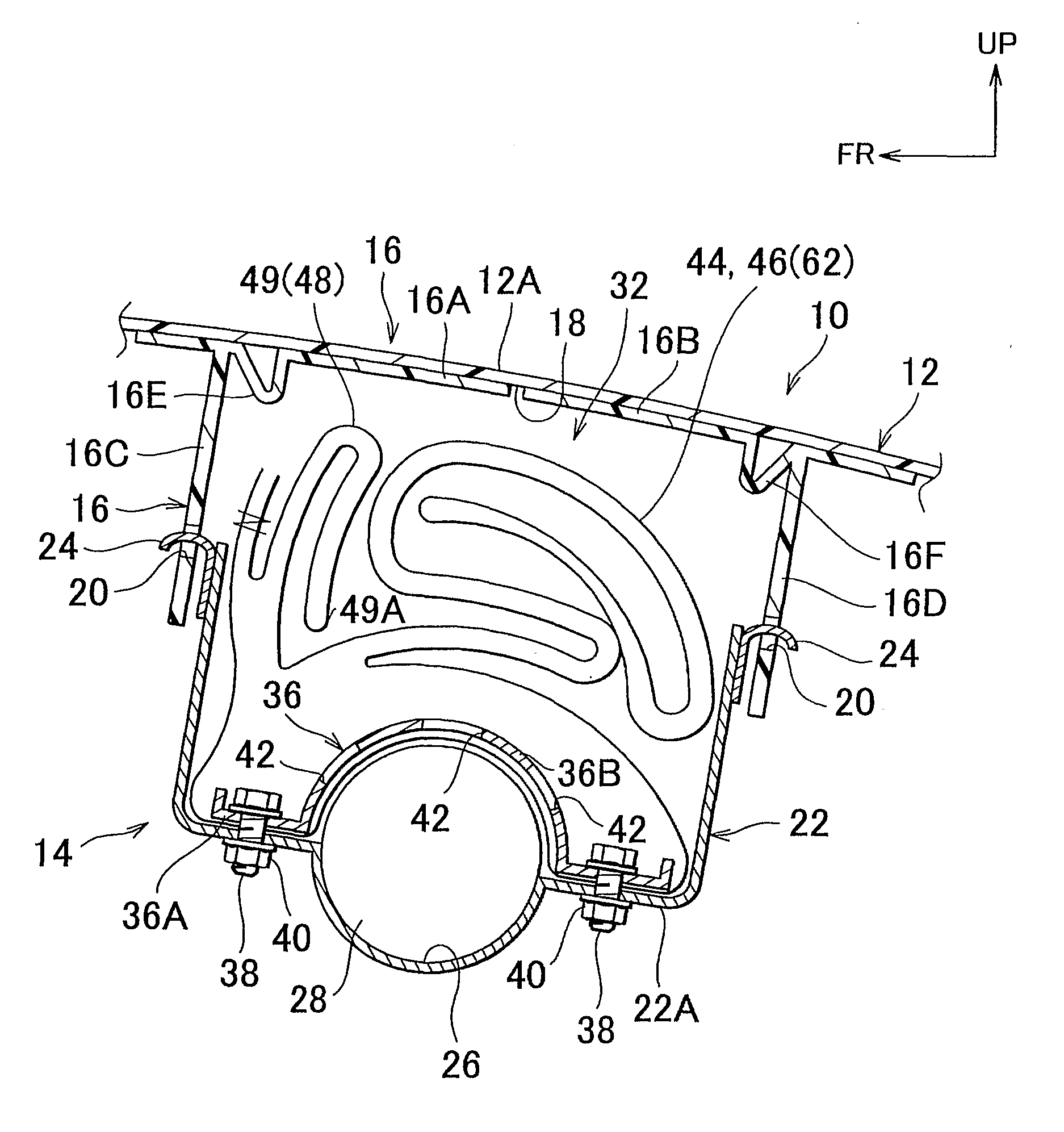 Method of folding passenger-seat airbag