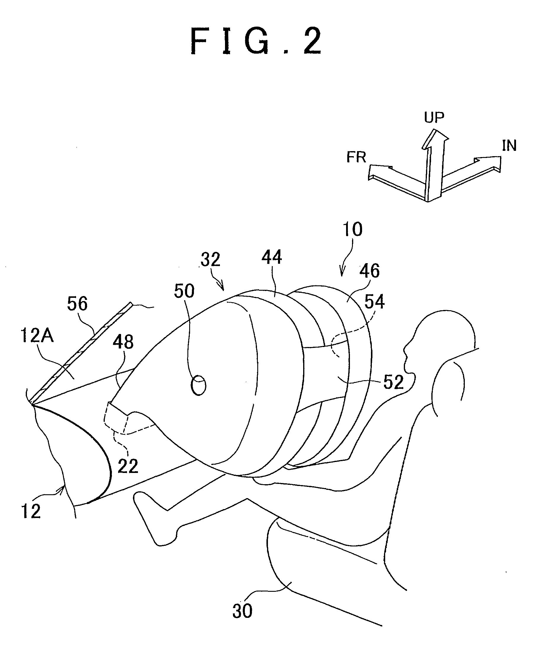 Method of folding passenger-seat airbag