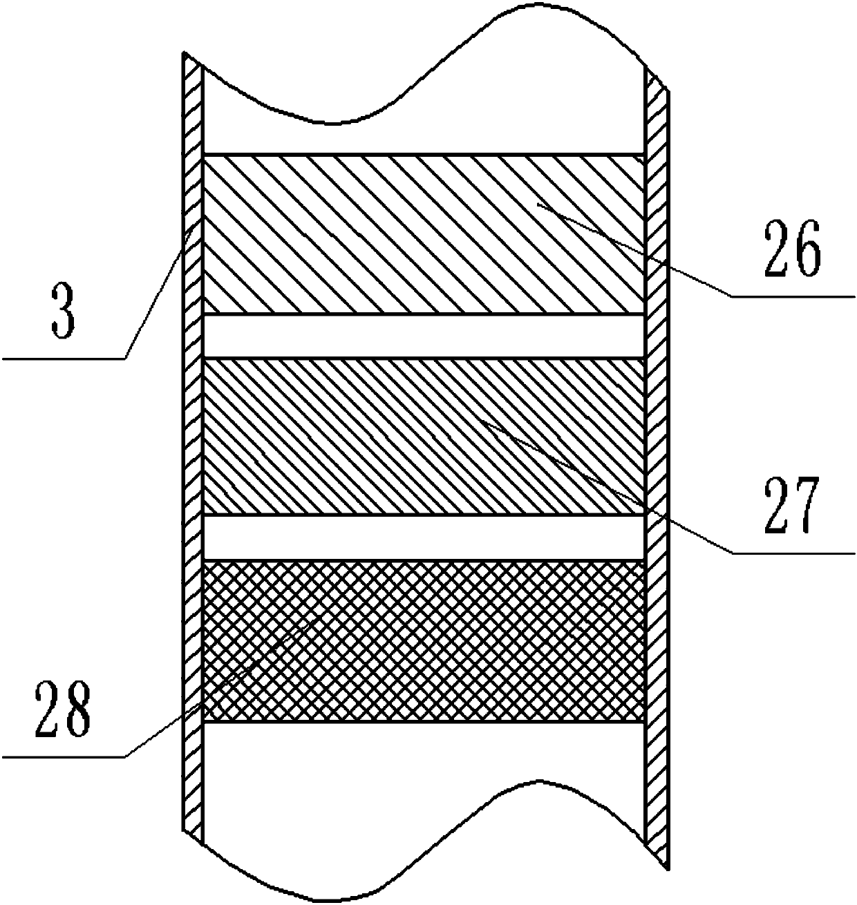 Medical cleanable vomitus collecting device