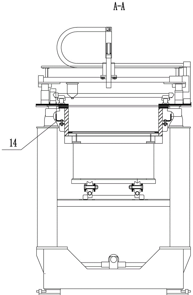 Sand mold manufacturing laser 3D printing platform with heating type sand boxes