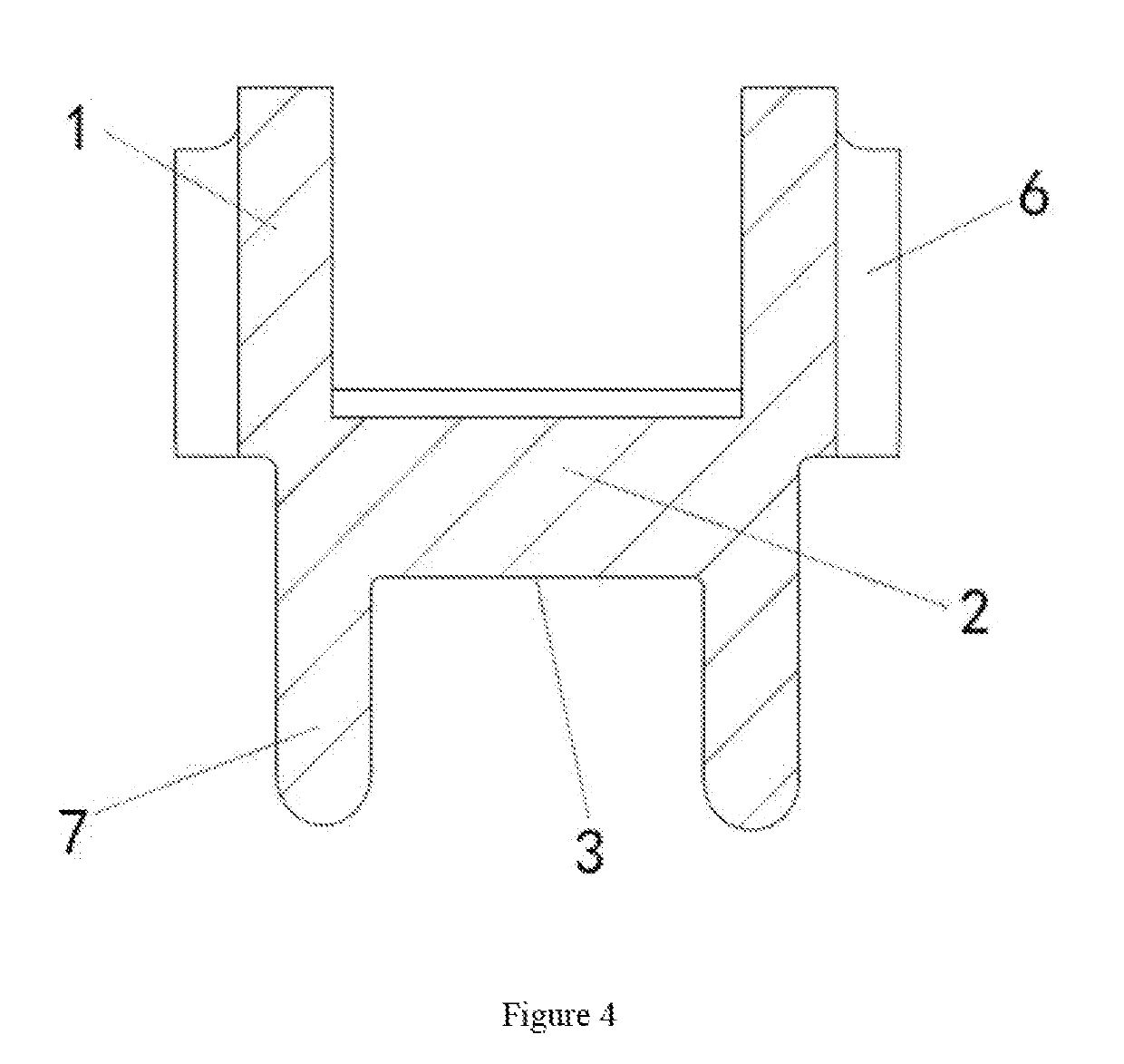 Lightweight rocker arm frame and curved crown part forming process thereof