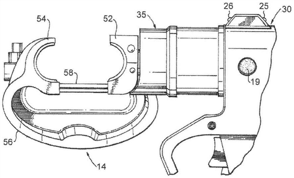 Power tool with crimp localization