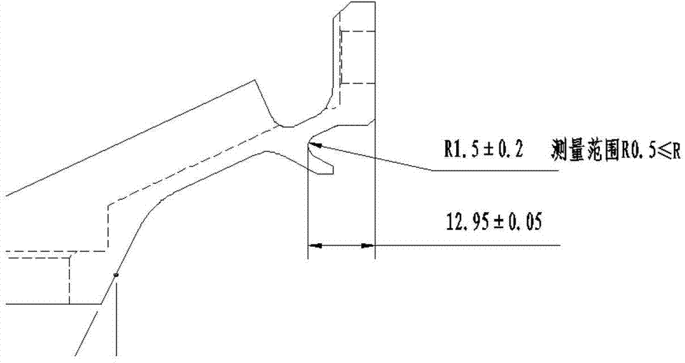 Method for realizing on-line measurement of multi-purpose measuring head for vertical numerically controlled lathe