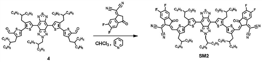 Thiadiazolobenzotriazole near-infrared organic photoelectric small molecule as well as preparation method and application thereof